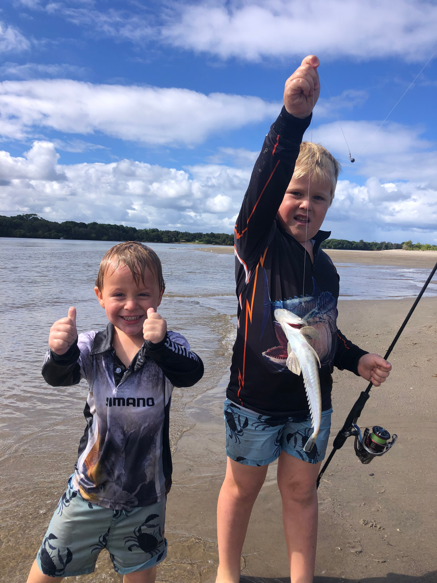 Brothers, salt and sand